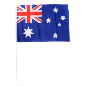 1x AUSTRALIA CAR FLAG with Window Clip Flags Australia Day 30cm x 45cm