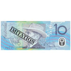 10 Dollar Australian Souvenir Note Pad Fake AUD Money - 1 Pack of 50 Sheets