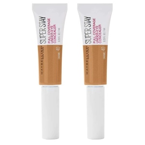 2x Maybelline New York SuperStay 24hr Longwear Liquid Concealer, Caramel 40 - 6ml