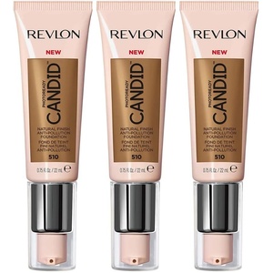 3x Revlon 22ml Photoready Candid Foundation - 510 Capuccino