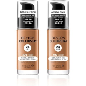 2x Revlon 30ml ColorStay Makeup for Normal/Dry Skin - Caramel 400