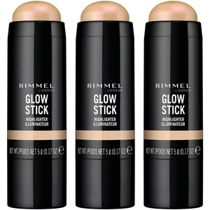 3x Rimmel 5g Glow Stick Highlighter - 002 Bold