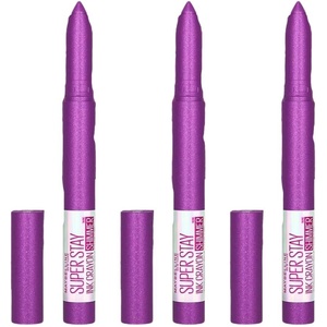 3x Maybelline New York Superstay Ink Longwear Crayon Lipstick - Throw a Party 170