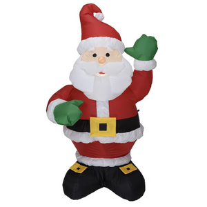 135cm Christmas Charm Inflatable Santa Claus Decor w/ LED Lights Blow Up Xmas