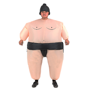 SUMO Fancy Dress Inflatable Suit -Fan Operated Costume