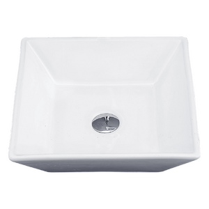 Bathroom Ceramic Rectangular Above Countertop Basin for Vanity