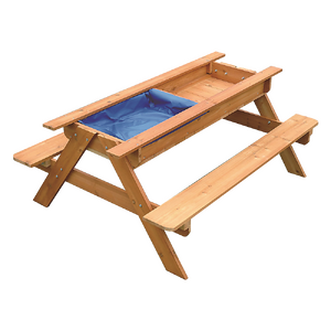 Sand & Water Wooden Picnic Table