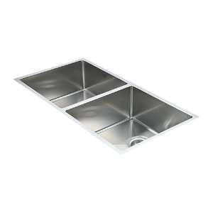 865x440mm Handmade Stainless Steel Undermount / Topmount Kitchen Sink with Waste