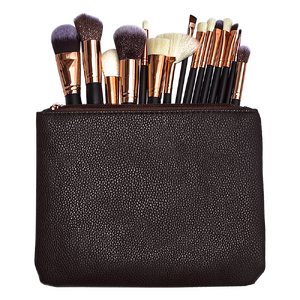 Soft 15Pcs Pro Face Powder Makeup Brushes Set Eyeshader Blending Highlight Tools