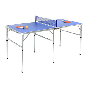 152cm Portable Tennis Table, Folding Ping Pong Table Game Set