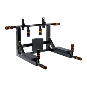 Heavy Duty Wall Mounted Power Station - Knee Raise - Pull Up - Chin Up -Dips Bar