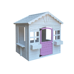 Cubby House Kids Wooden Outdoor Playhouse Cottage Play Children Timber