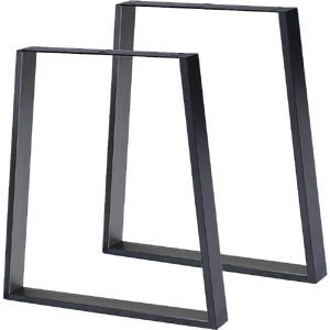 Trapezium Shaped Table Bench Desk Legs Retro Industrial Design Fully Welded