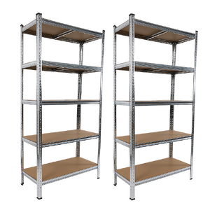 2 x 1.8M Garage Shelving Warehouse Rack Storage Shelves Pallet Racking