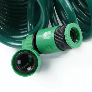 30M Garden Hose Heavy-Duty Coiled Spiral Car Washing Cleaning Water Hose Garden