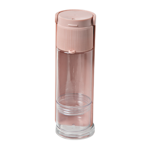 12x Ribbed Portable Pet Bottle in Pink