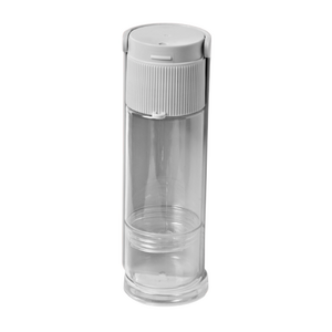 12x Ribbed Portable Pet Bottle in White