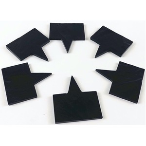 Food Markers, Black Slate, Hand Cut, for Cheeseboards, Charcuterie Board, Displays Free Delivery