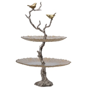 BIRD AND TREE CAKE STAND