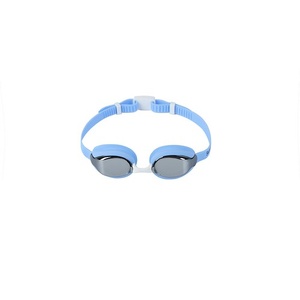 Junior mirrored lens swimming goggles silver