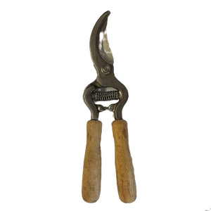 Curved Pruning Shears | Wooden Handle