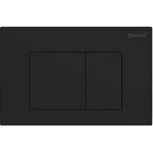 R&T Standard Cisterns Push Plates - Square Matte Black