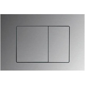 R&T Standard Cisterns Push Plates - Square Brushed Nickel