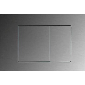 R&T Standard Cisterns Push Plates - Square Gun Metal