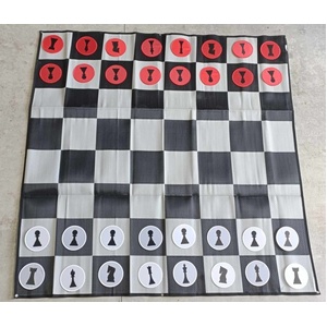 3m x 3m Gazebo mat with game pieces