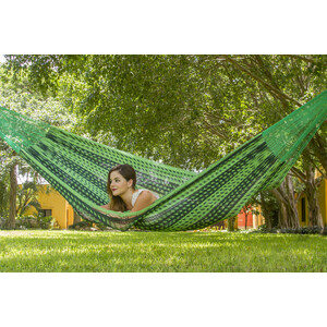 Outdoor undercover cotton Mayan Legacy hammock King size Jardin