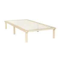 Bed Frame Single Size Wooden Base Mattress Platform Timber Pine AMBA