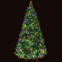 Christmas Tree 2.1m Xmas Tree Decoration 8 Light Mode Multi Colour