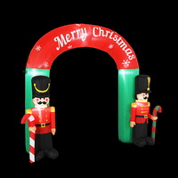 Christmas Inflatable Archwary Nutcracker 3M Illuminated Decorations