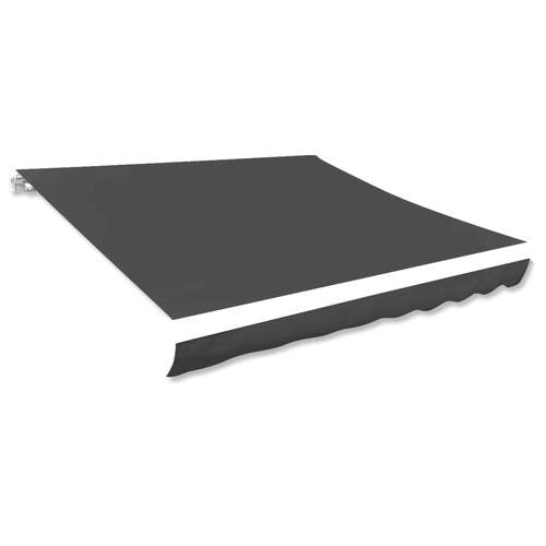 Awning Top Sunshade Canvas Anthracite 350x250 cm