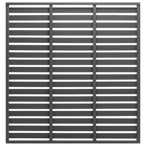 Fence Panel WPC 180x180 cm Grey