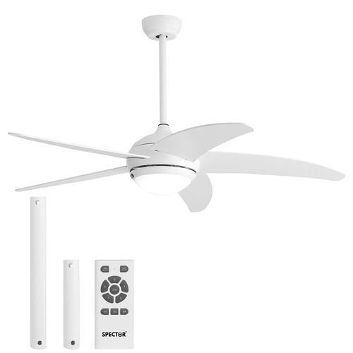  Ceiling Fan 52 DC Motor Wood White