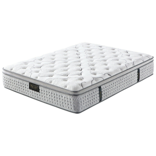 Beaconsfield Mattress Medium Firm Box Pocket Spring Memory Foam Euro Top 34CM