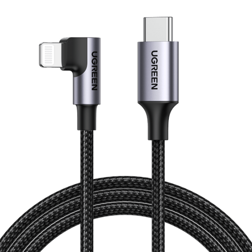 UGREEN 60763 90 Degree USB-C to iPhone 8-pin Cable