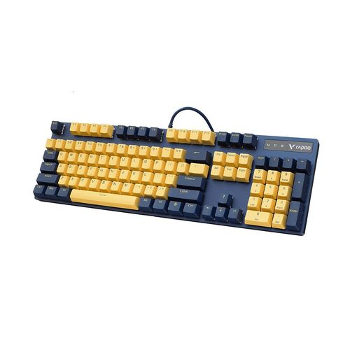 RAPOO V500 Pro Backlit Mechanical Gaming Keyboard - Spill Resistant, Metal Cover, Ideal for Entry Level Gamers