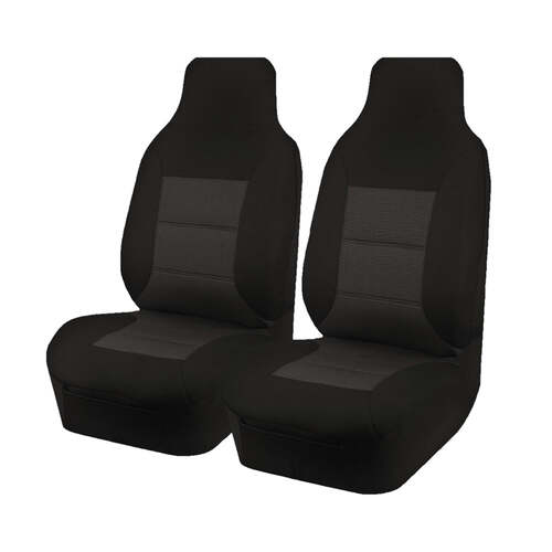 Premium Jacquard Seat Covers - For Toyota Tacoma Single Cab 2015-2022