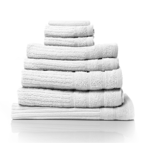 Royal Comfort Eden Egyptian Cotton 600 GSM 8 Piece Towel Pack