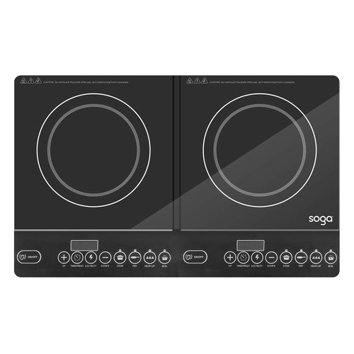 Cooktop Portable Induction LED Electric Double Duo Hot Plate Burners Cooktop Stove