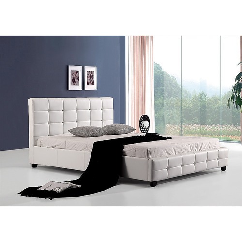 Arrow PU Leather Deluxe Bed Frame