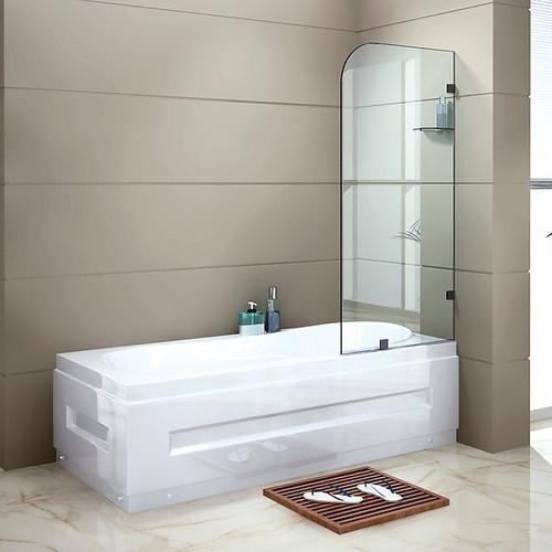 Frameless Bath Panel 10mm Glass Shower Screen By Della Francesca