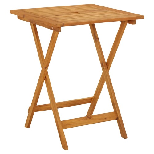 Folding Garden Table Solid Acacia Wood