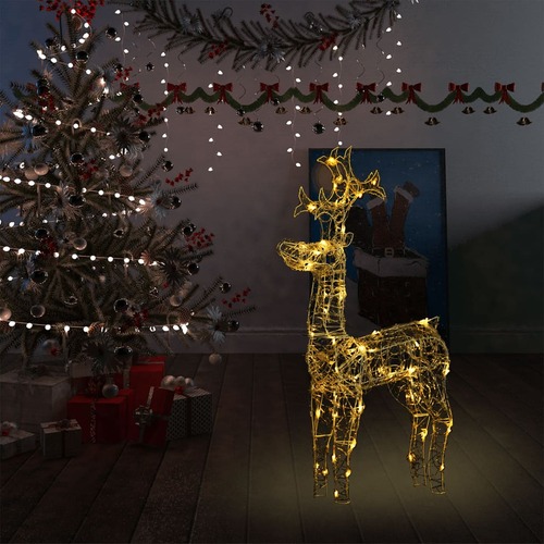 Reindeer Christmas Decoration LEDs Acrylic