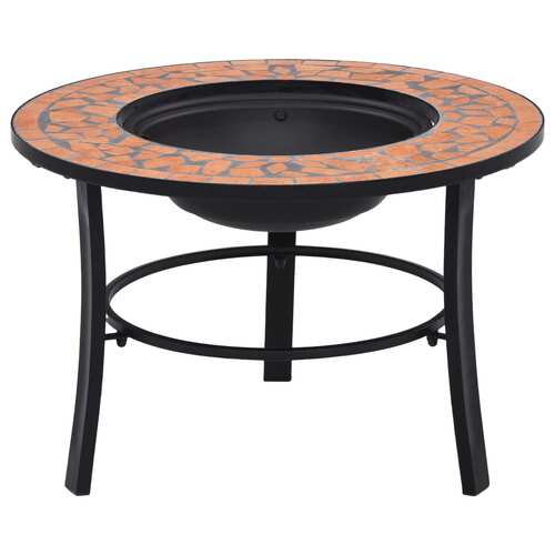 Mosaic Fire Pit 68cm Ceramic