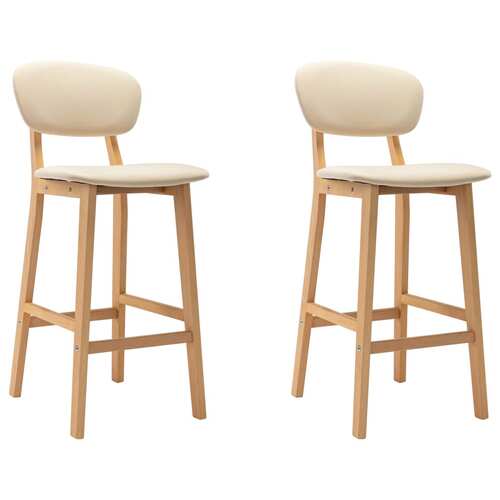 Bar Stools 2 pcs Fabric