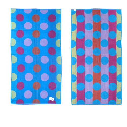 Jacquard Velour Reversible Beach Towel