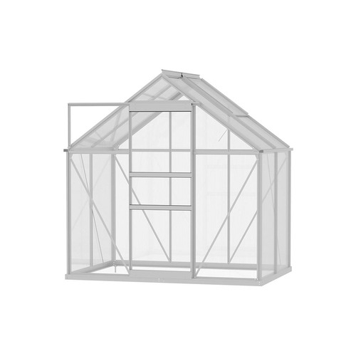 Greenhouse Aluminium Walk In Green House Garden Plant Shed PC